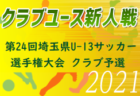 2021年度 第24回兵庫県中学生（U-13）サッカ－選手権大会 芦屋予選 優勝は芦屋学園FC！