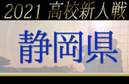 【大会中止】2021年度 静岡県高校新人大会サッカー競技 静岡県大会  ベスト16決定  2回戦1/16結果掲載