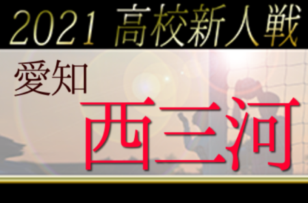 2021年度 愛知県高校新人体育大会 サッカー競技 新人戦 西三河支部予選  県大会出場決定戦 1/15結果更新！県大会出場7チーム決定！