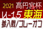 2021年度 高円宮杯U-18プリンスリーグ東海  優勝は静岡学園！優勝の静学､準優勝のアカデミー福島はプレミア参入戦出場決定！