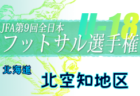 2021年度 JFA第9回全日本U-18フットサル選手権大会 千歳地区予選（北海道）優勝は恵庭南高校！その他の情報お待ちしています！