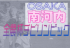 2021年度 第15回卒業記念サッカー大会MUFGカップ 大阪市地区（大阪）中央大会出場7チーム決定！