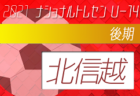 2021年度ナショナルトレセンU-14後期（11/18〜21）東北参加メンバー発表！