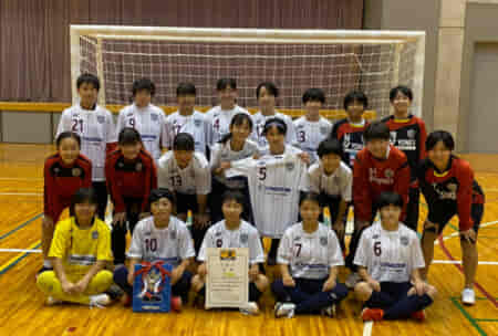 2021年度 JFA第12回全日本U-15 女子フットサル選手権大会東北大会 優勝はリベロ津軽SCフィオーレ！