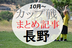 2021年度 10月～3月　長野県カップ戦情報【随時募集・更新中】下伊那少年サッカーフェス優勝は伊那少年！