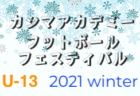 高円宮杯JFA2021年度第14回山梨県ユース(U-15)サッカーリーグ　1部優勝はアメージングアカデミー！続報募集中