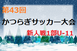 2021年度 第43回 かつらぎサッカー大会 新人戦1部U-11(奈良県開催) 大会結果掲載！
