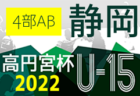 【優勝写真掲載】2022年度 高円宮杯JFA U-15リーグ静岡 TOP,1部,2部,3部   TOPリーグ優勝は静岡学園中学校！各リーグ最終順位掲載！