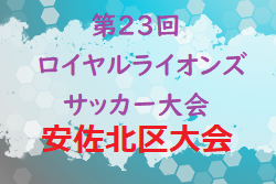 2021年度 第23回ロイヤルライオンズサッカー大会 安佐北区大会（広島）市大会出場チーム決定！