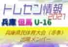 【メンバー掲載】2021年度 兵庫県民体育大会サッカー競技（冬季）U-16丹有トレセン参加選手