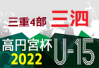 2022年度 第32回 和歌山カップ少年サッカー大会 優勝はルターマ・ユナイテッド！未判明分1試合から情報提供お待ちしています