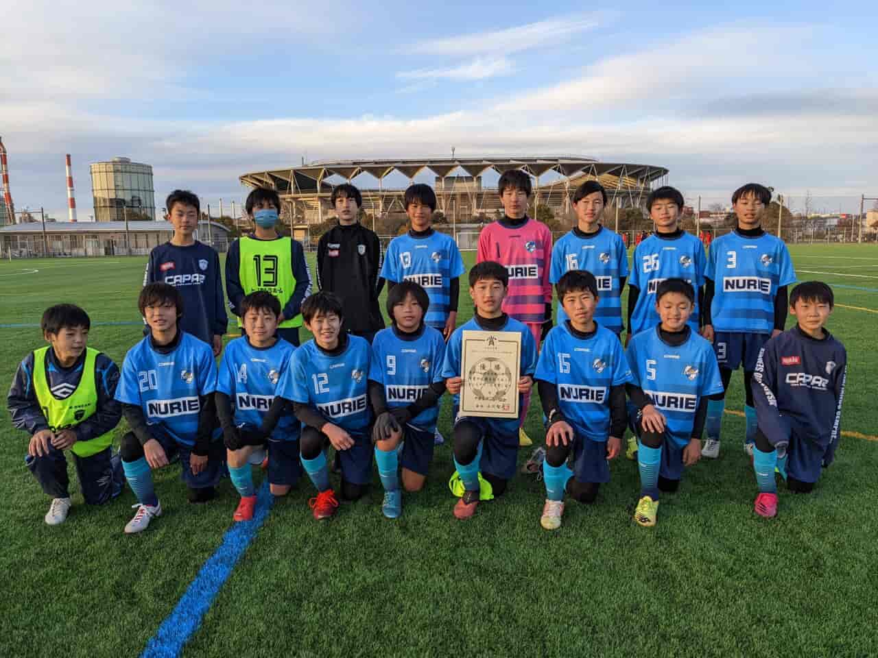 優勝写真掲載 21年度 千葉県ユース U 13 サッカー選手権大会 第5ブロック予選 ブロック代表9チーム決定 ヴァルゼア ソルティーロ 稲毛fcなど県大会出場へ ジュニアサッカーnews