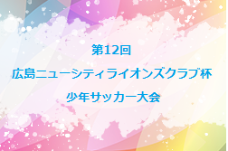 【中止・延期検討中】2021年度 第12回広島ニューシティライオンズクラブ杯少年サッカー大会