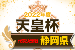 2022年度 天皇杯 静岡県代表決定戦／静岡県サッカー選手権  優勝は藤枝MYFC！7年ぶりの天皇杯出場決定！