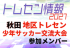 【メンバー掲載】2021年度 兵庫県民体育大会サッカー競技（冬季）U-16西播磨トレセン参加選手