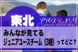 独自調査【東北】県別ランキング みんなが見てるジュニアユースチーム（3種）ってどこ？アクセスランキング【2022年7月～12月】