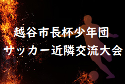 【延期】2021年度 第30回市長杯争奪越谷市スポーツ少年団サッカー近隣交流大会(埼玉) 順位T1/30は延期に！