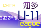 2022年度 西三河U-11リーグ（愛知）7/18までの結果更新！リーグ一時中断  次回開催日程募集