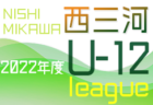 2022年度 東三河U-11リーグ（愛知） 1部優勝はジョイアFC！2部A･2部Bの結果情報お待ちしています！