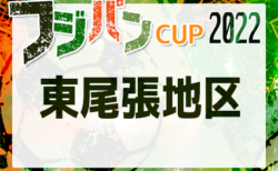 2022年度 フジパンカップ ユースU-12サッカー愛知県大会 東尾張予選  7/2 Bブロック結果＆7/10 代表決定戦組み合わせ掲載！