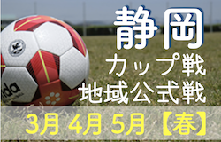 2022年度 静岡県【春】のカップ戦/地域公式戦まとめ　VOICEスプリング時之栖カップ 5/29のU-12優勝はARTE八王子、U-10優勝はSLA！