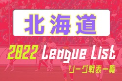 2022年度 北海道リーグ戦表一覧