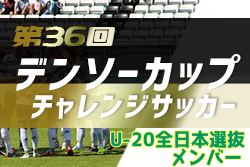 2021年度第36回デンソーカップチャレンジサッカー U-20全日本選抜メンバー発表！