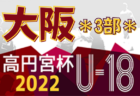 2022年度 南河内サッカー連盟秋季大会予選 4年生の部（大阪）優勝は長野FC！