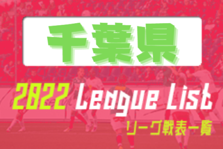 2022年度 千葉県リーグ戦表一覧