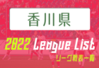 2022年度 徳島県リーグ戦表一覧