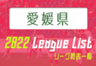 2022年度 高知県リーグ戦表一覧