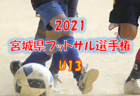 【大会中止】2021 宮城県フットサル選手権(U12)大会 大会概要掲載！ 2/12開催