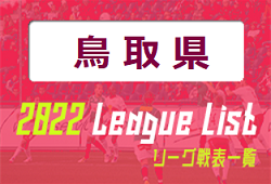 2022年度 鳥取県リーグ戦表一覧