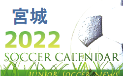 2022年度 サッカーカレンダー 【宮城県】年間スケジュール一覧