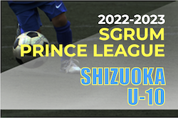 2022年度 SGRUM PRINCE LEAGUE U-10 静岡　プリンス優勝はキューズFC浜松、チャレンジ優勝はキューズFC静岡！残り1試合結果お待ちしています！