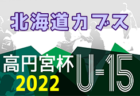 2022年度 高円宮杯JFA U-15サッカーリーグ 東北みちのくリーグ 6/11,12結果更新！次回7/16,17,18