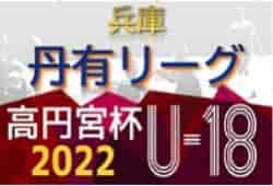 高円宮杯 JFA U-18サッカーリーグ2022 丹有リーグ（兵庫） 優勝は三田松聖高校！未判明分の情報提供お待ちしています