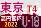 2022年度 高円宮杯 JFA U-18サッカーリーグ（東京）【T1，T2】6/25.26,27結果更新 次回7/1,2
