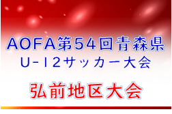 2022年度 AOFA第54回青森県U-12サッカー大会 弘前地区予選 優勝はAC弘前！5チームが県大会へ！