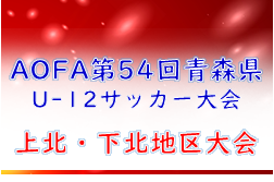 2022年度 AOFA第54回青森県U-12サッカー大会 上北・下北地区予選 優勝は六ケ所FC！3チームが県大会へ 結果情報をお待ちしています