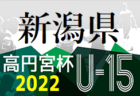 2022年度 JFA第27回全日本U-15女子サッカー選手権大会中国地域予選会　優勝はディオッサ出雲FC！