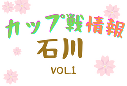 2022年度 石川県小さな大会・カップ戦情報vol.1　4月～6月の大会情報