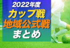 2022 HiFA ユースリーグU-13（広島県）10/1.2結果速報！