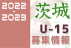 2022-2023 【茨城県】U-18 募集情報まとめ（2種、女子)