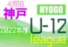 2022年度 神戸市サッカー協会Ｕ-12少女サッカーリーグ4部A（兵庫）優勝は有瀬SC A！