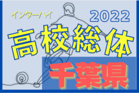 2022年度 千葉県高校総合体育大会 サッカーの部（インターハイ予選）5/28開幕！参加72チーム1次トーナメント組合せ掲載しました！