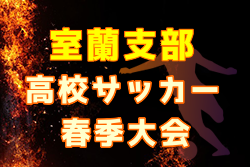 2022年度 室蘭地区高校サッカー春季大会（北海道）優勝は室蘭栄高校！