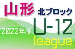 2022年度 JFA U12サッカーリーグ山形県リーグ 県北 優勝はモンテディオ山形ジュニア庄内！