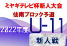 2022年度 天皇杯JFA第102回全日本サッカー選手権大会 宮城県代表決定戦 優勝はソニー仙台FC！