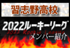 【駒澤大学高校（東京） メンバー紹介】 2022 関東ルーキーリーグU-16